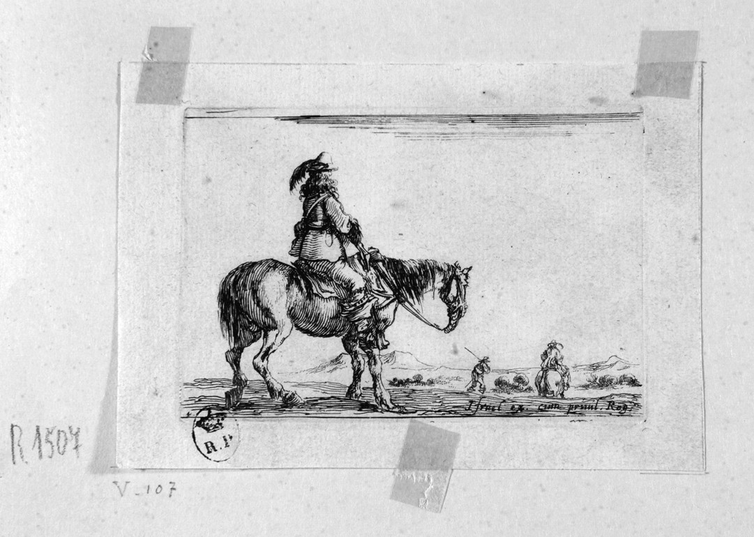cavaliere (stampa, serie) di Della Bella Stefano (sec. XVII)