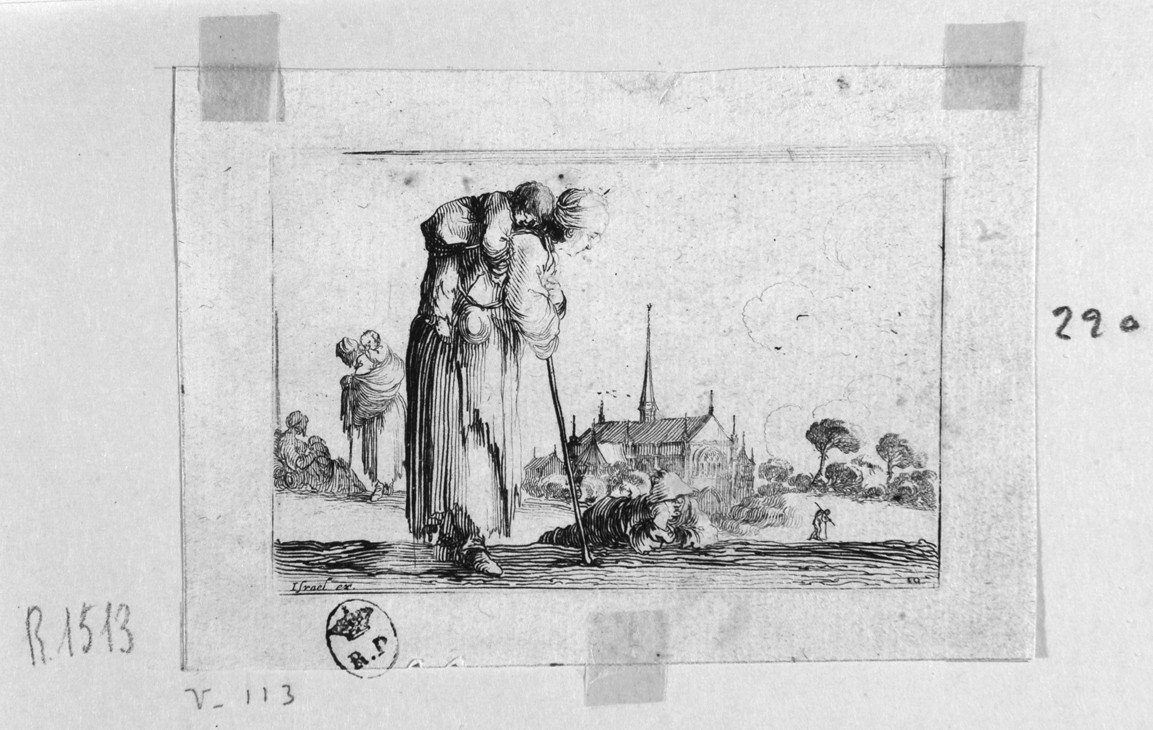 mendicanti (stampa, serie) di Della Bella Stefano (sec. XVII)