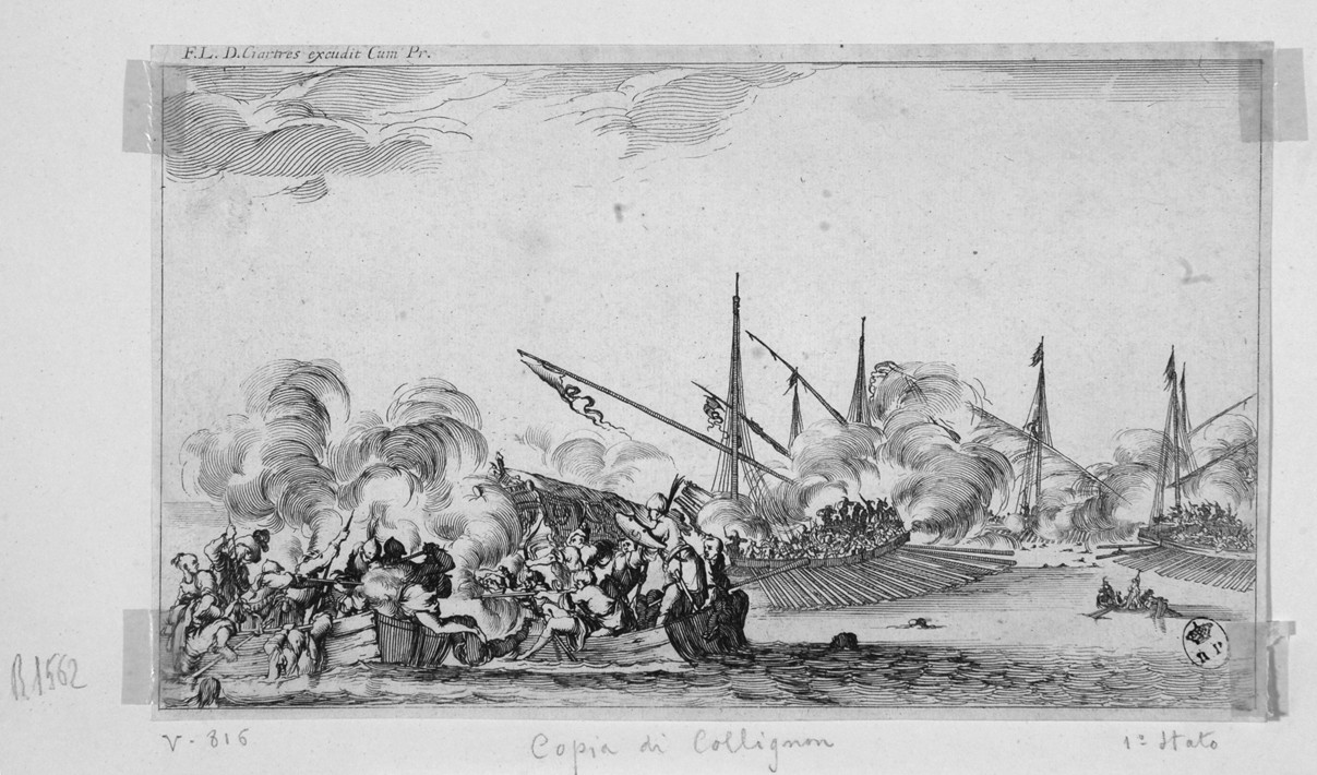 marine (stampa smarginata, serie) di Della Bella Stefano, Collignon François (sec. XVII)