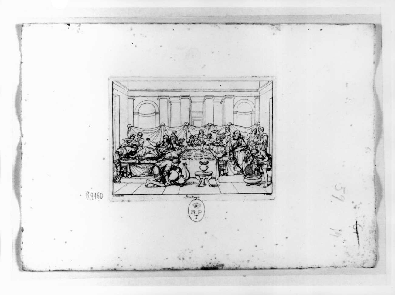 penitenza (stampa, serie) di Ferrero Giovanni Francesco, Zampieri Domenico detto Domenichino (sec. XIX)