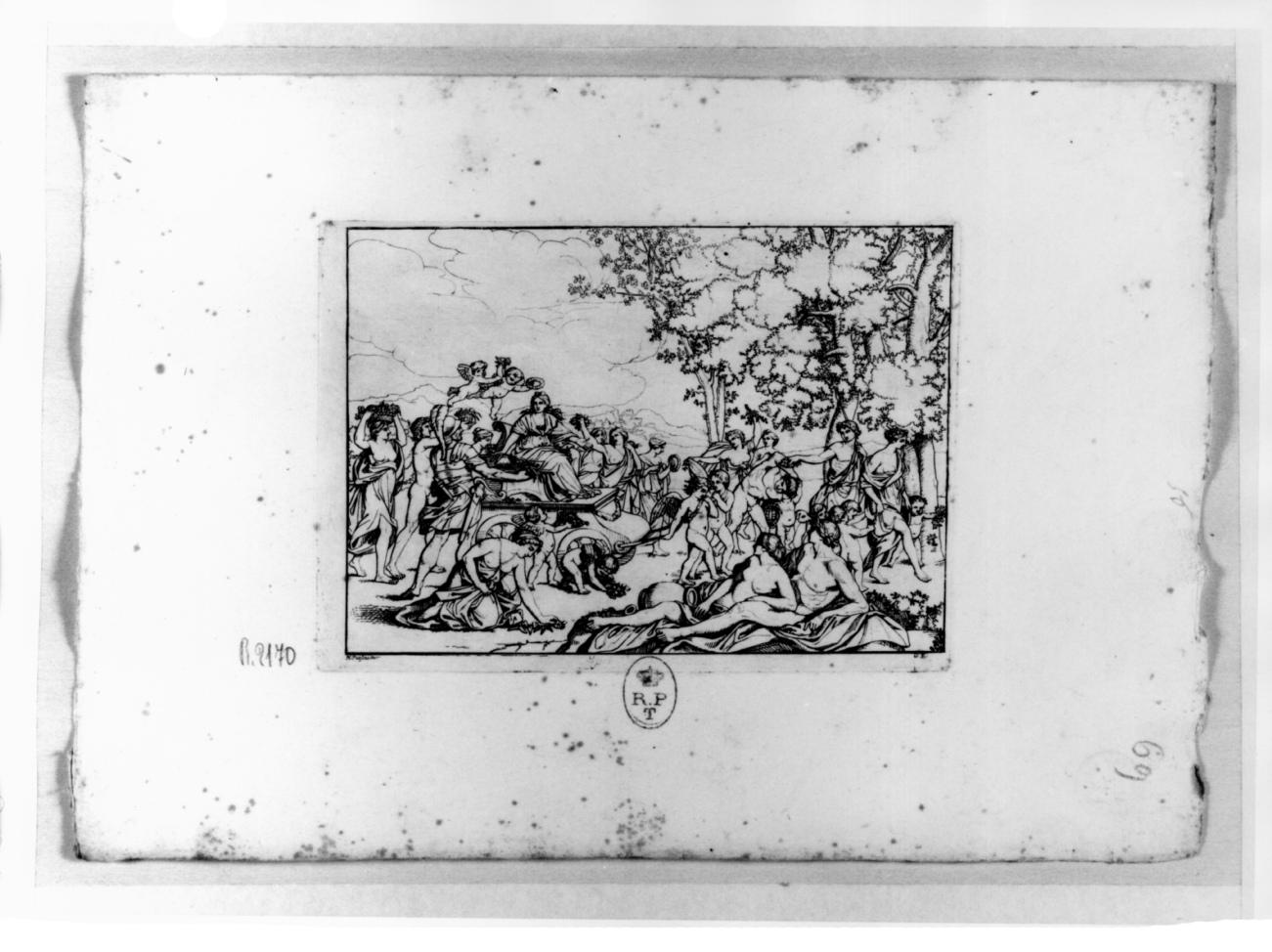 trionfo di Flora (stampa, serie) di Ferrero Giovanni Francesco, Poussin Nicolas (sec. XIX)
