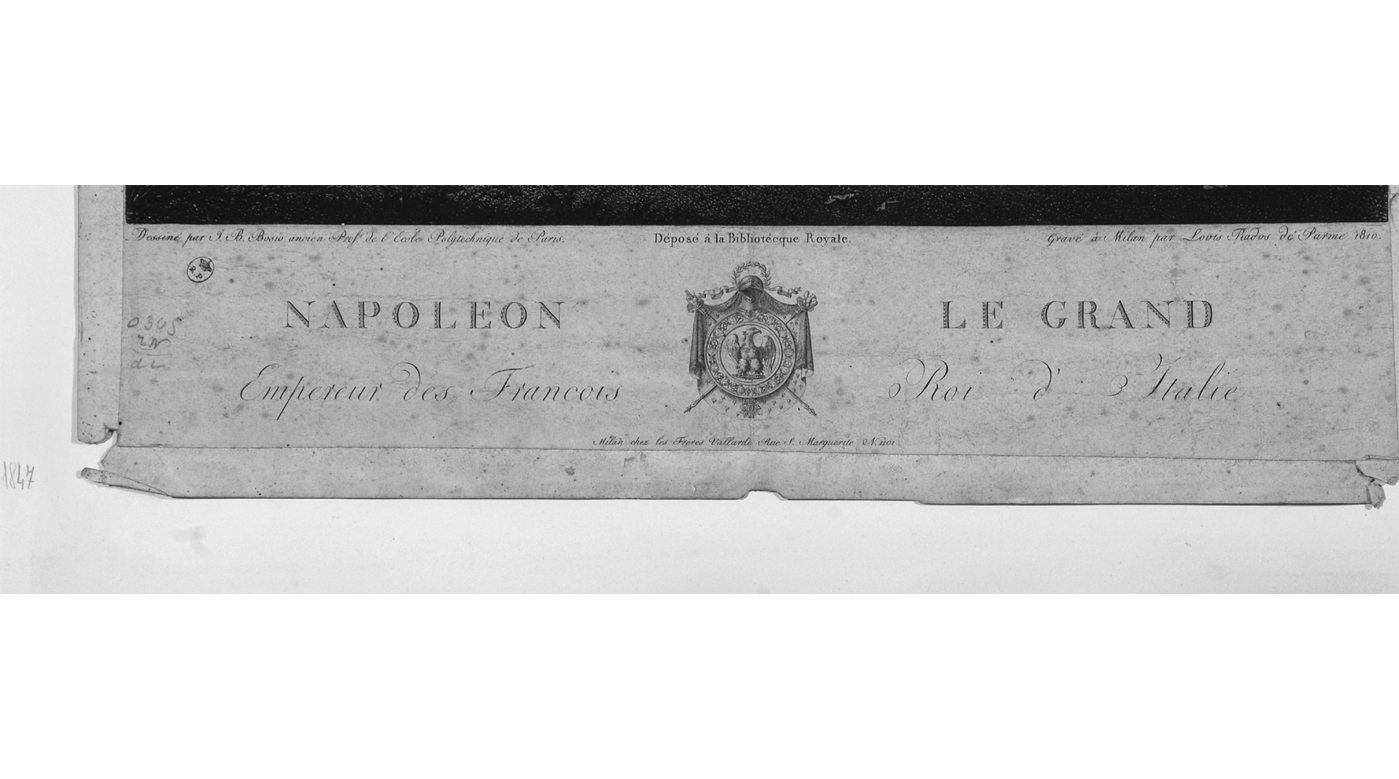 Napoleon le grand, ritratto di Napoleone Bonaparte (stampa) di Rados Luigi, Le Bas Jacques Philippe (sec. XIX)