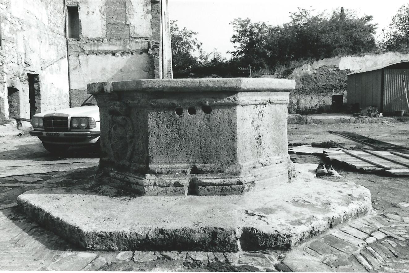 Pozzo della Cisterna della Fortezza, opera isolata di Pagni Raffaello (attribuito) - fine cinquecento (fine XVI)