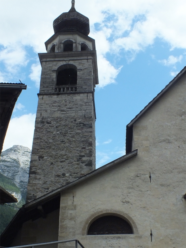 campanile della chiesa di Sant'Antonio Abate (campanile) - Cencenighe Agordino (BL) 