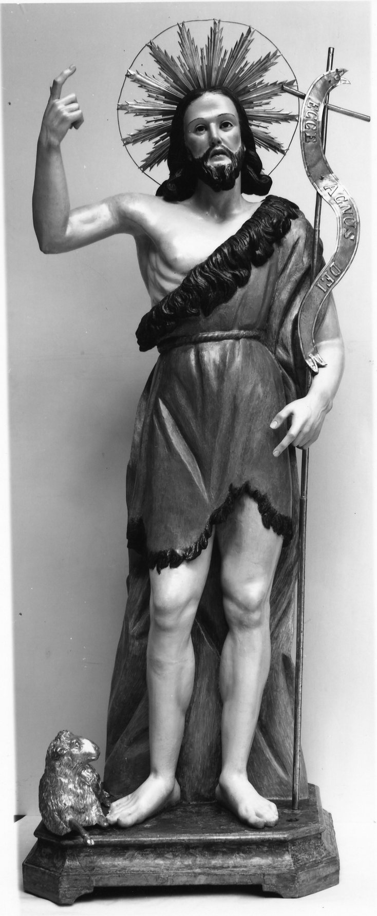 San Giovanni Battista (scultura) - bottega Italia meridionale (seconda metà sec. XIX)