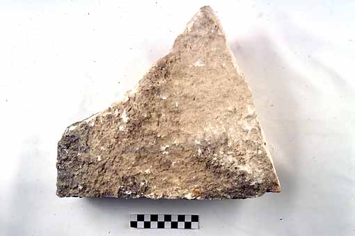 STELE/frammento - produzione daunia (sec. VII a.C)