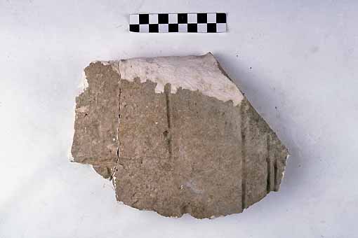 STELE/frammento - produzione daunia (secc. VII/ V a.C)