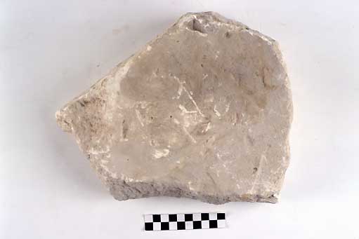 STELE/frammento - produzione daunia (sec. VII a.C)