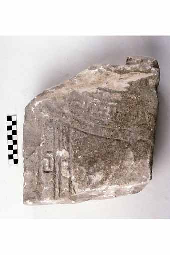 STELE/frammento, Nava, tipo V C - produzione daunia (secc. VI/ V a.C)
