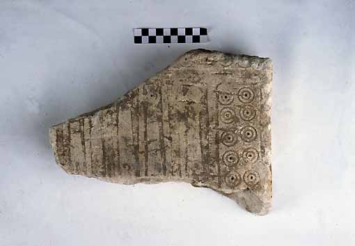 STELE/frammento - produzione daunia (sec. VII a.C)