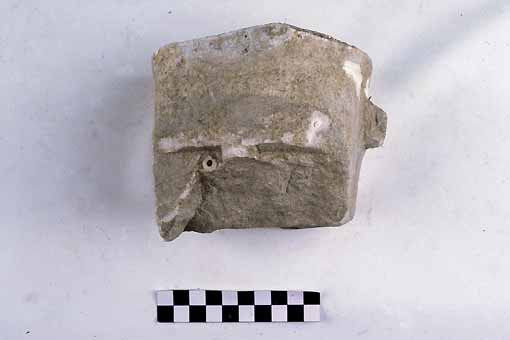 TESTA DI STELE - produzione daunia (sec. VII a.C)