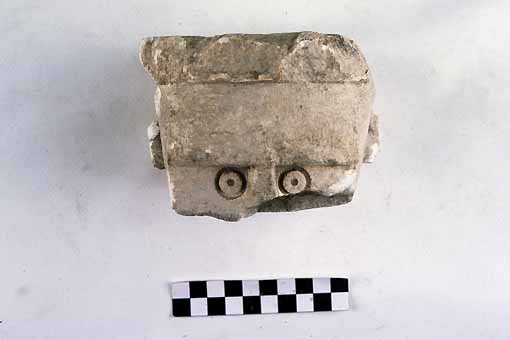 TESTA DI STELE - produzione daunia (sec. VII a.C)