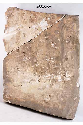 STELE, Nava, tipo III - produzione daunia (meta' sec. VI a.C)