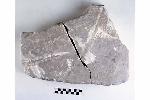 STELE/frammento, Nava, tipo II - produzione daunia (secc. VII/ VI a.C)