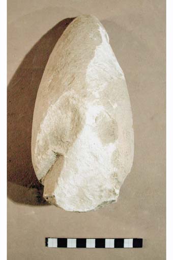 TESTA DI STELE - produzione daunia (secc. VII/ V a.C)