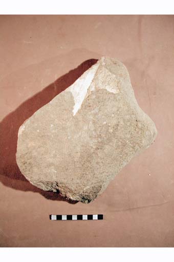 STELE/frammento - produzione daunia (secc. VII/ V a.C)