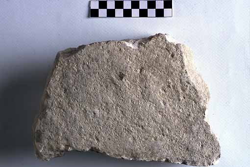 STELE/frammento - produzione daunia (sec. VII a.C)