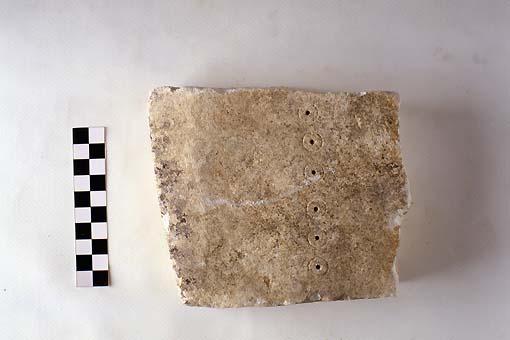 STELE/frammento - produzione daunia (sec. VII a.C)