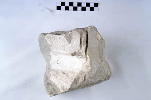 STELE/frammento - produzione daunia (secc. VII/ V a.C)