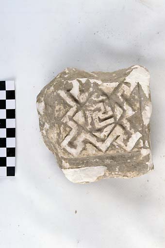 STELE/frammento - produzione daunia (sec. VII a.C)