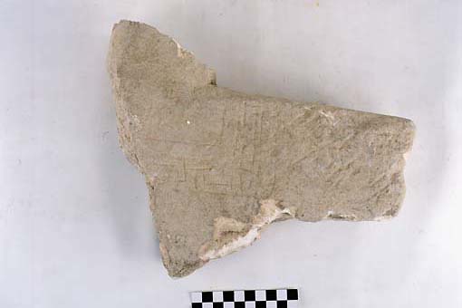 STELE/frammento, Nava, tipo IV - produzione daunia (secc. VI/ V a.C)