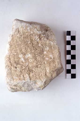 STELE/frammento - produzione daunia (secc. VII/ VI a.C)