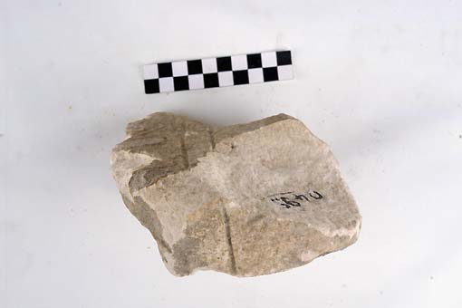 STELE/frammento - produzione daunia (sec. VII a.C)