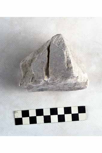 STELE/frammento - produzione daunia (secc. VII/ V a.C)