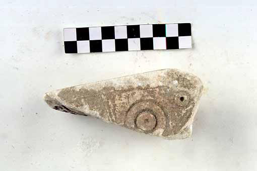 STELE/frammento - produzione daunia (sec. VII a.C)