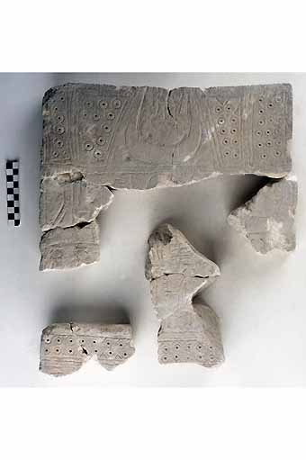 STELE/frammento, Nava, tipo I - produzione daunia (secc. VII/ VI a.C)