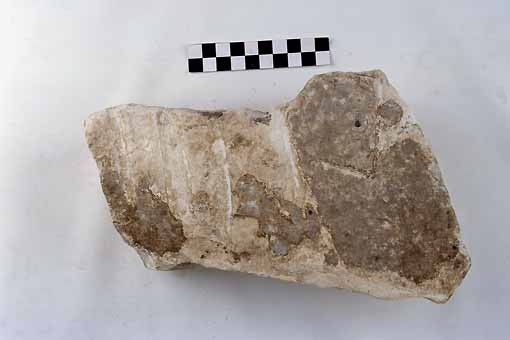 STELE/frammento - produzione daunia (sec. VII a.C)