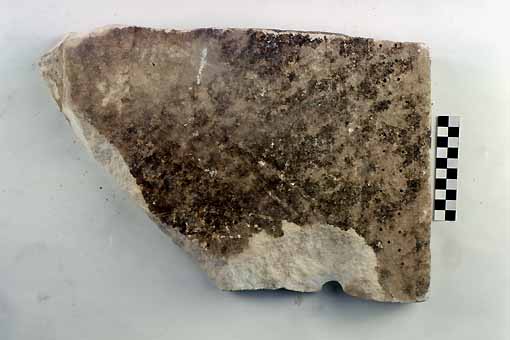 STELE/frammento - produzione daunia (sec. VII a.C)