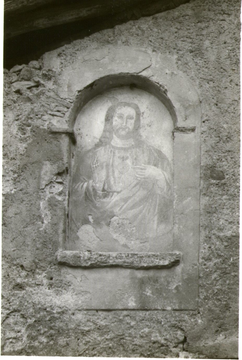 Gesu' Cristo (dipinto murale, opera isolata) - N.R (XX)