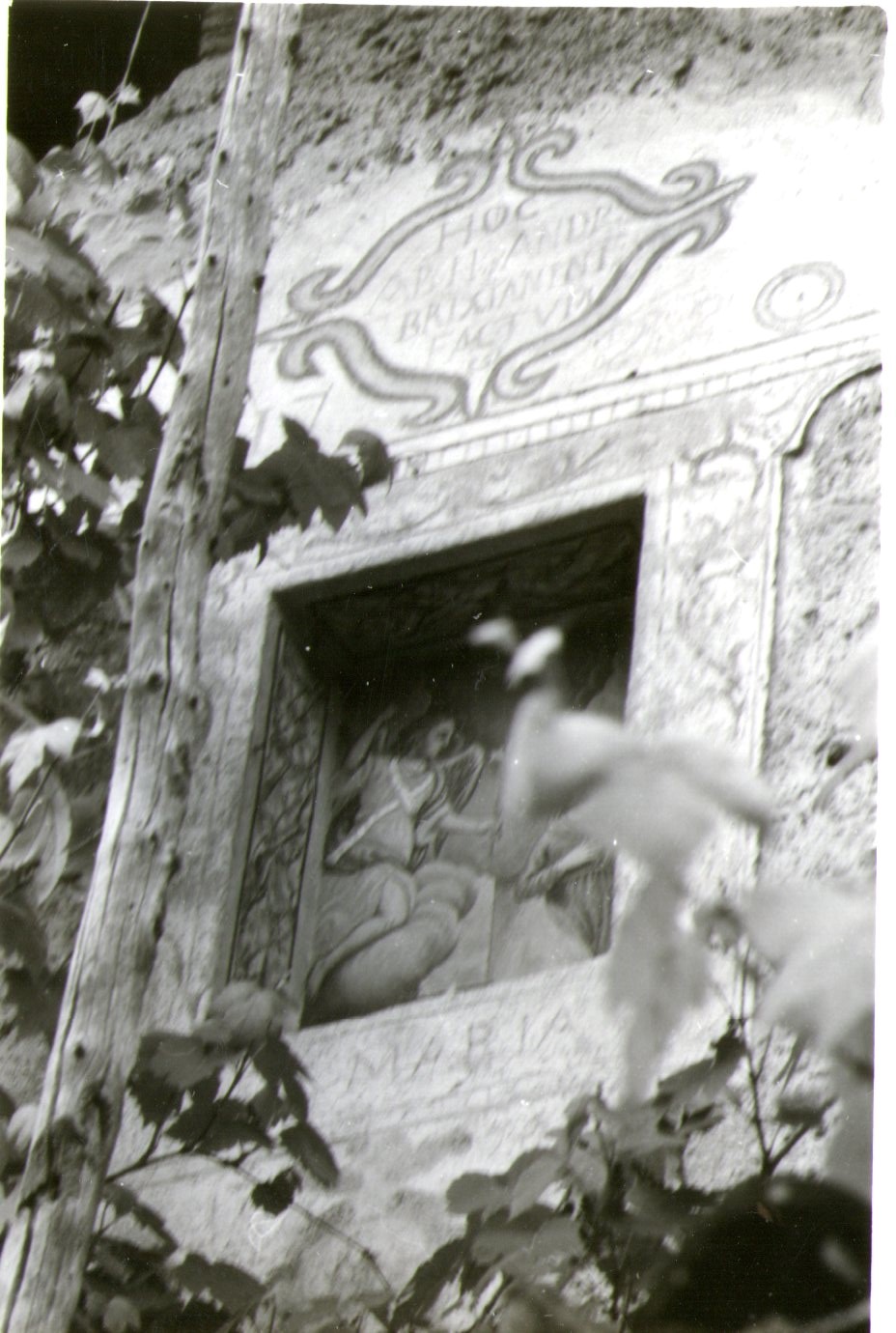 Annunciazione (dipinto murale) di Brescianini Andrea (attribuito) - ambito lombardo (XVIII)
