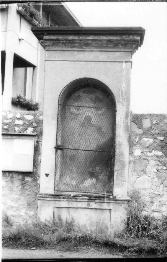 Trinità con la Madonna (edicola) - ambito lombardo (sec. XVIII)