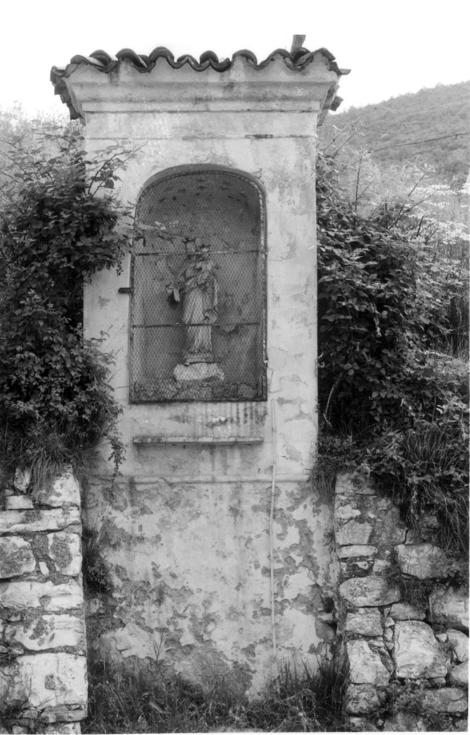 Madonna col Bambino (edicola) - ambito lombardo (sec. XVIII)