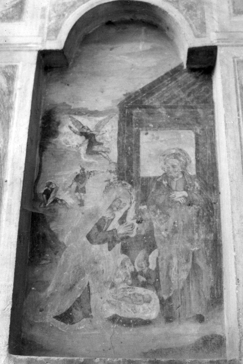 Cristo portacroce, Natività di Gesù (dipinto) - ambito lombardo (sec. XIX)