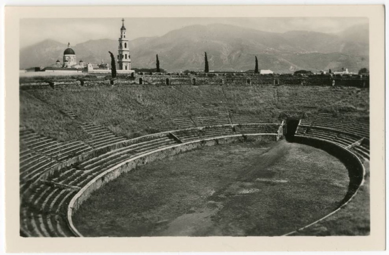 Pompei - zona archeologica (positivo) di Fratelli Alinari, Firenze (studio) (metà XX)