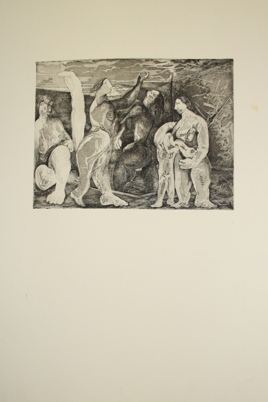 figure femminili nude (stampa, serie) di Cesari Stefano (seconda metà sec. XX)
