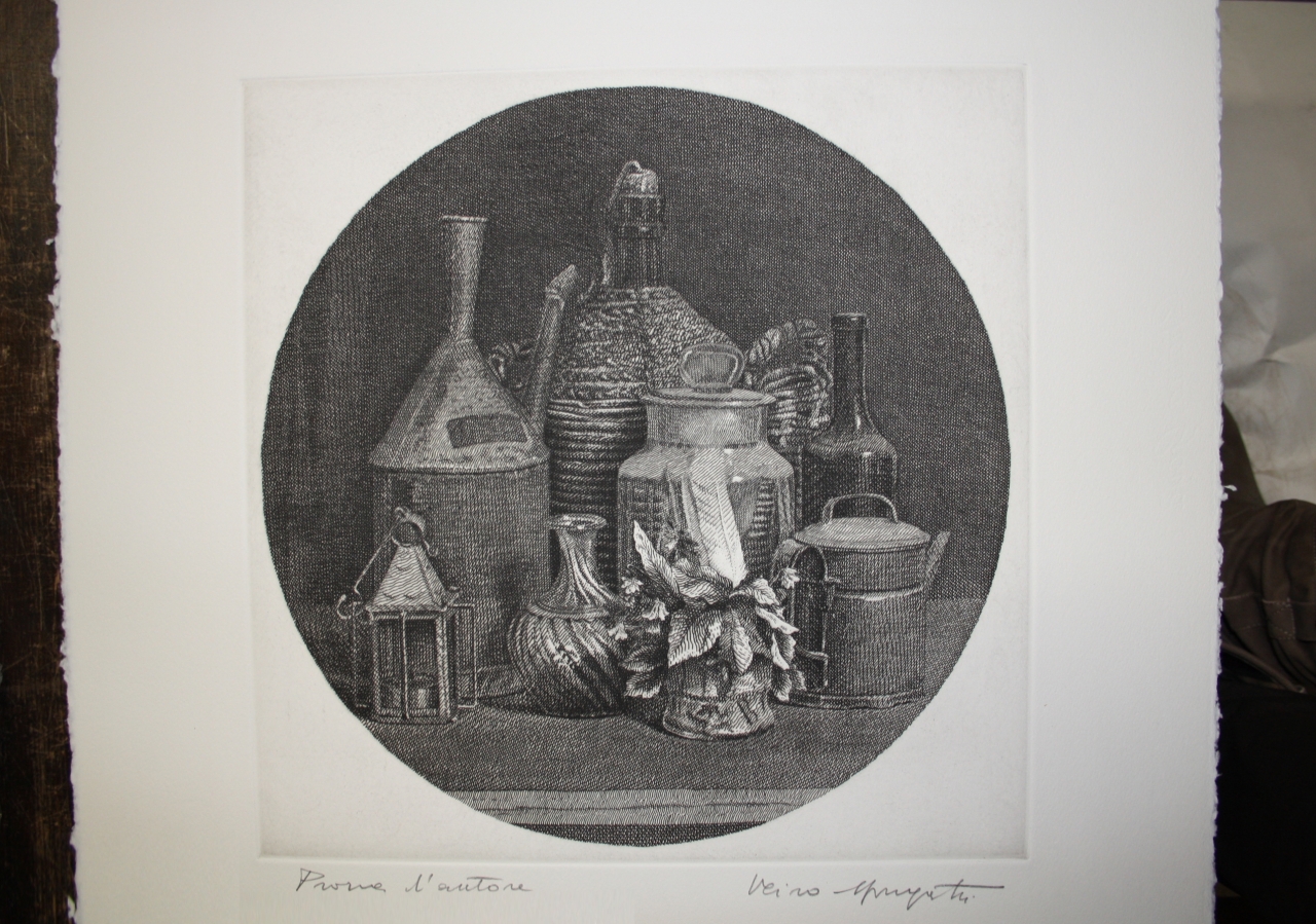 natura morta (stampa) di Mongatti Vairo (sec. XX)