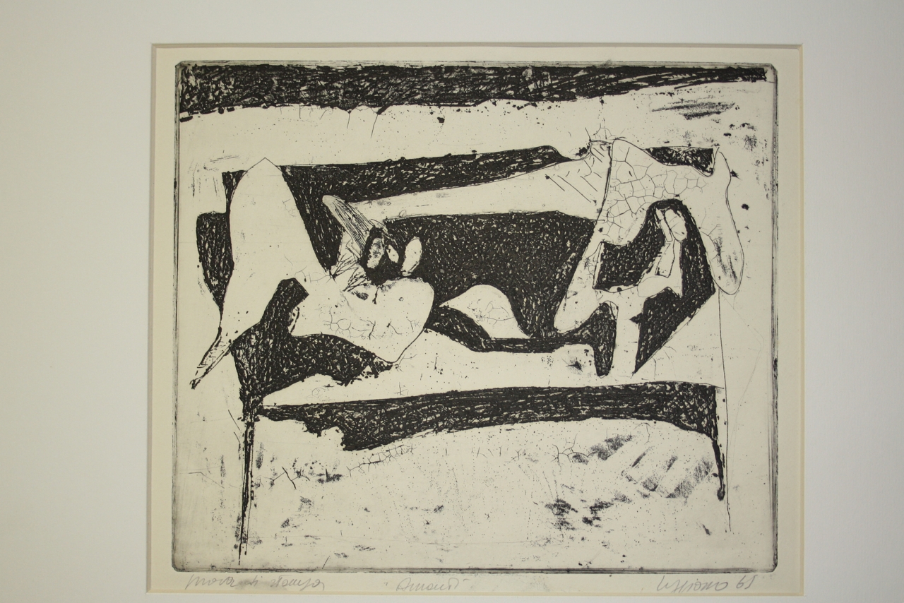 composizione astratta (stampa) di Viggiano Domenico (sec. XX)