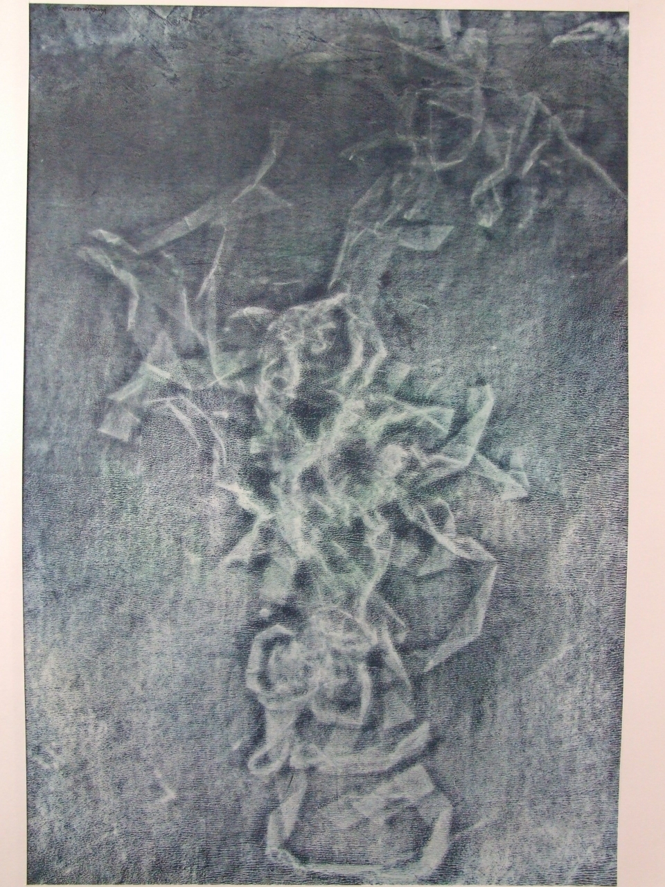 Intreccio N.2, composizione astratta (disegno) di Vinciguerra Saverio (sec. XX)