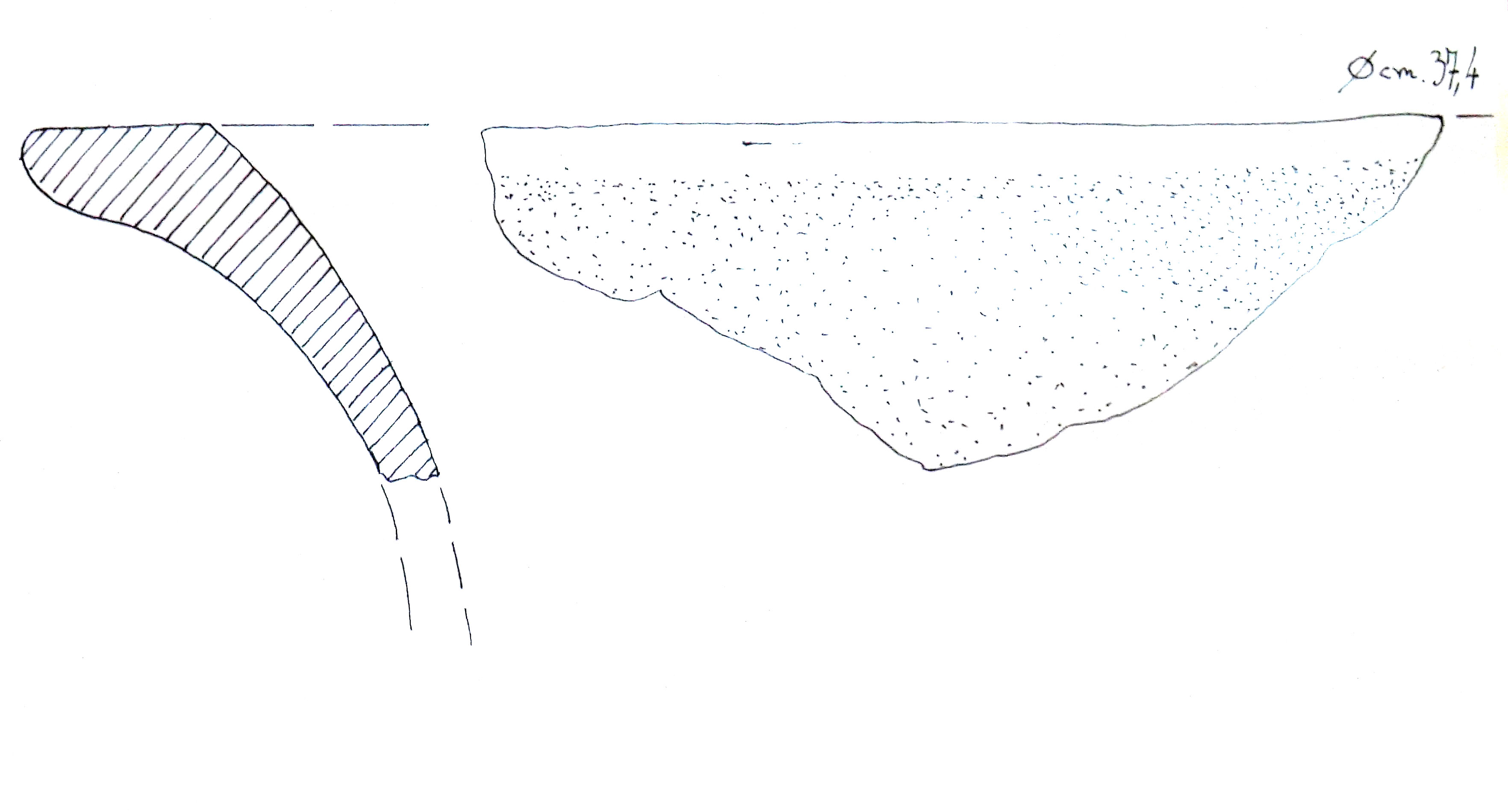 vaso/ orlo (Mesolitico)