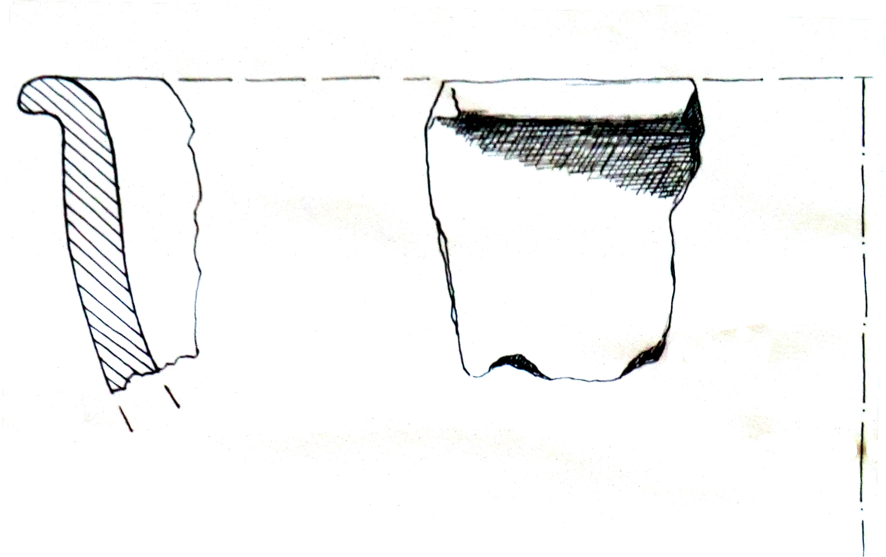 ciotola/ orlo (Eta' del bronzo)