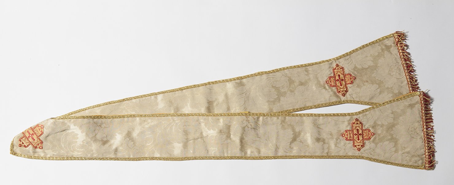 motivi decorativi vegetali (stola, opera isolata) - manifattura viennese (secondo quarto sec. XIX)