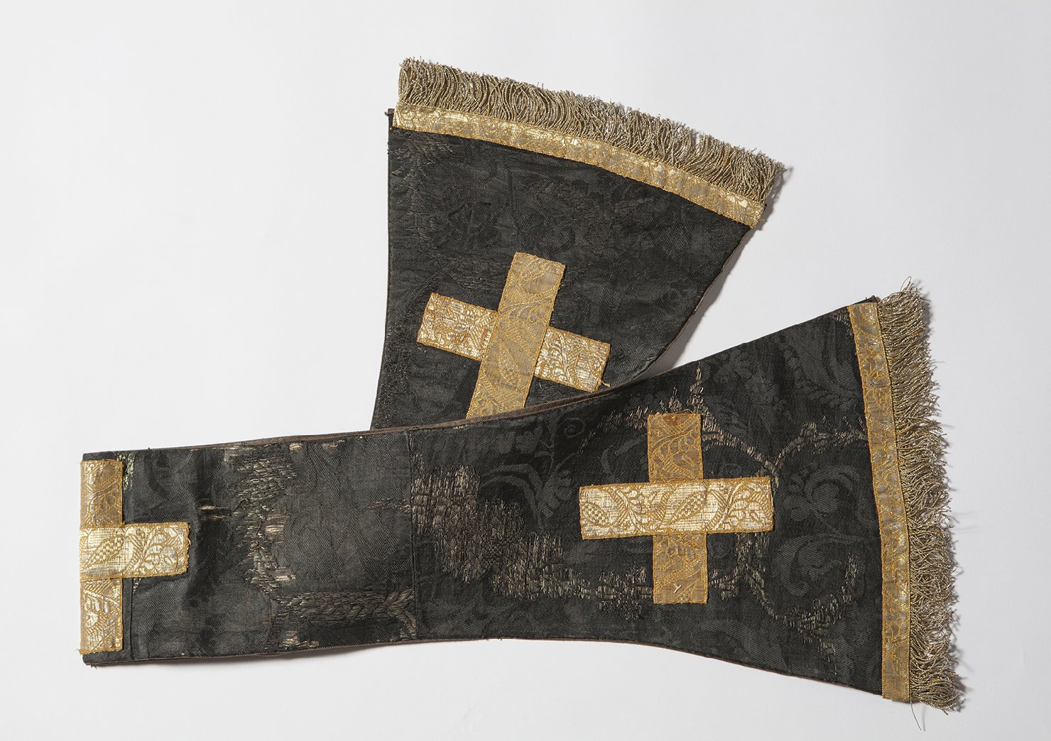 motivi decorativi floreali (manipolo, elemento d'insieme) - manifattura veneziana (inizio sec. XVIII)