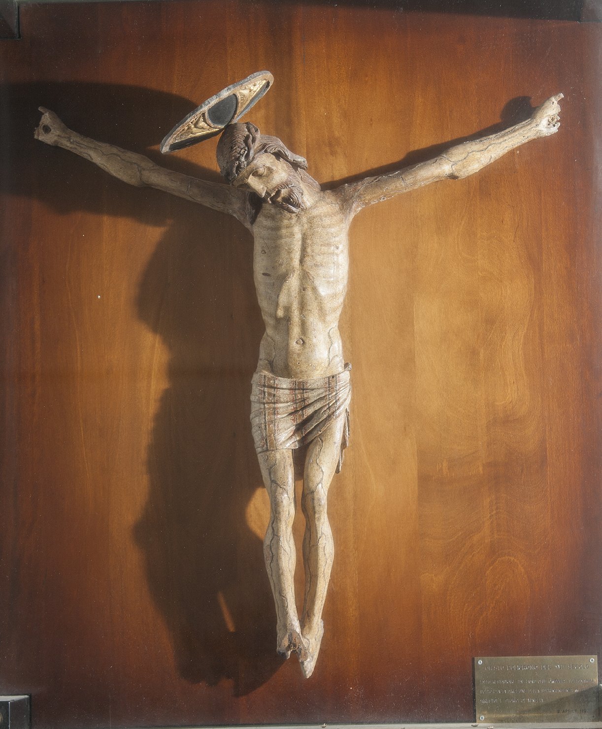 Cristo crocifisso (crocifisso, opera isolata) - ambito veneto (ultimo quarto sec. XV)