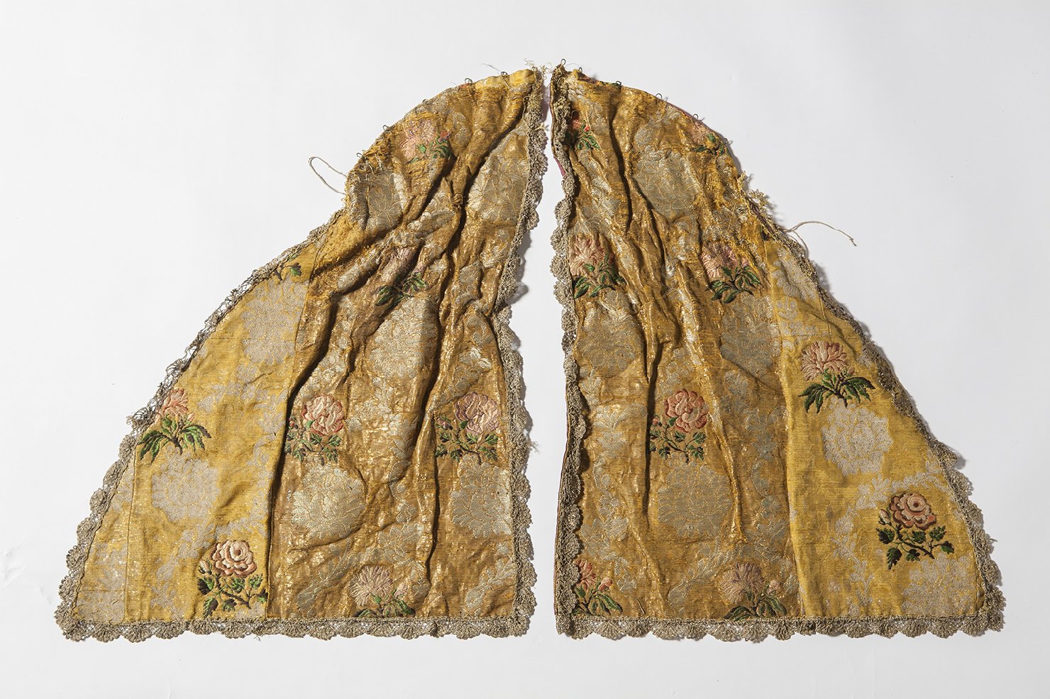 motivi decorativi floreali (conopeo di tabernacolo, elemento d'insieme) - manifattura veneziana (secondo quarto sec. XVIII)