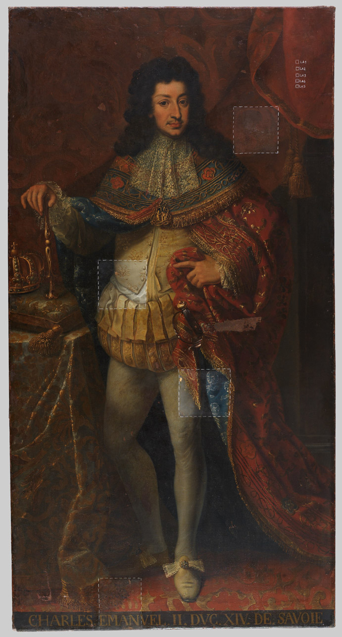 ritratto di Carlo Emanuele II (dipinto) di Panealbo Giovanni (attribuito) (ultimo quarto sec. XIII)