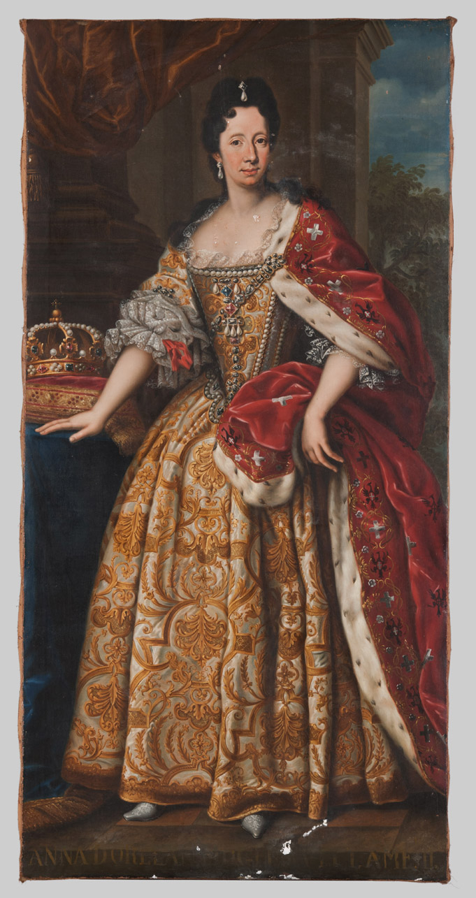 ritratto di Anna d'Orleans (dipinto) di Panealbo Giovanni (attribuito) (ultimo quarto sec. XVIII)